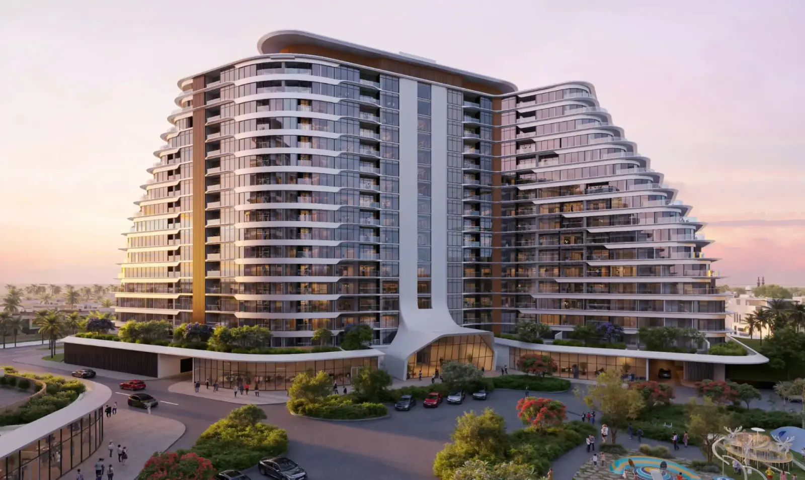 Cascada Apartments by BT Properties — residential architecture project in Dubai South by Mohammad Zaid Beg